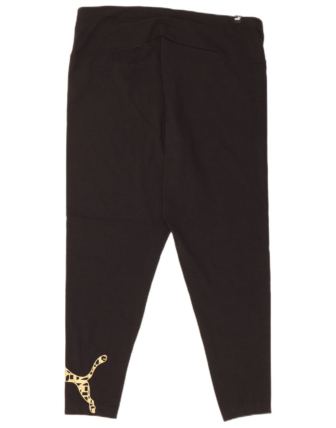 PUMA Damen Graphic Leggings UK 18 XL Schwarz Baumwolle