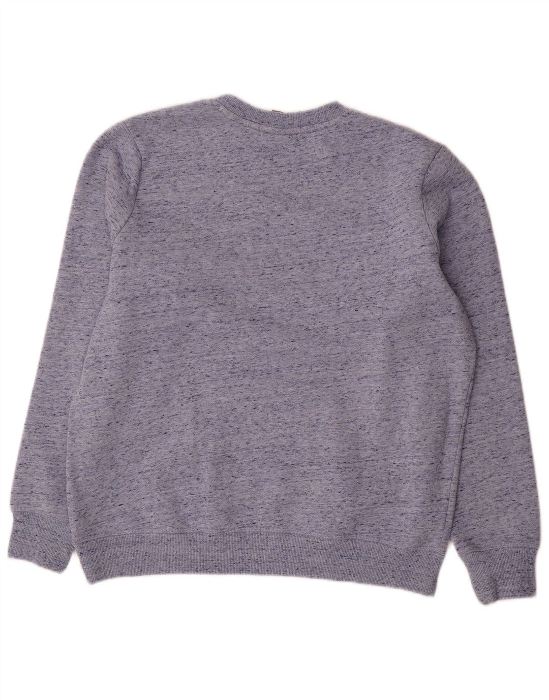 Superdry übergroßer Damen-Sweatshirt-Pullover, UK 12, mittelblau meliert