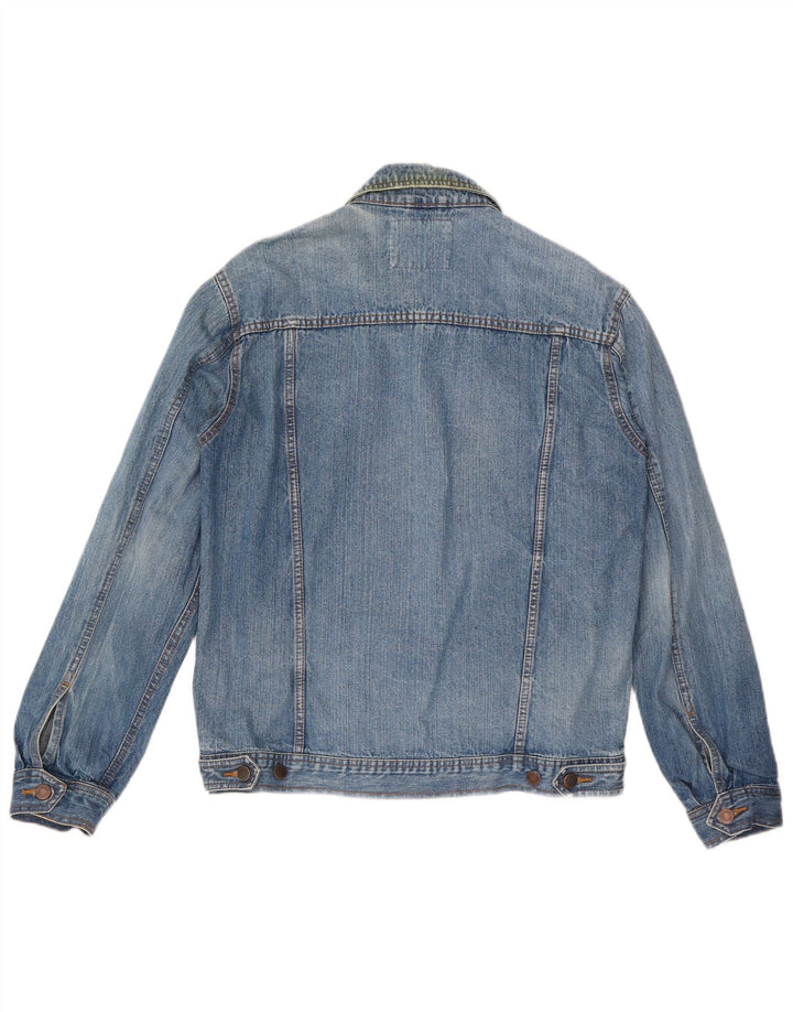 John Baner Herren Jeansjacke UK 38 Mittelblaue Baumwolle