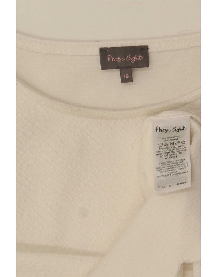Phase Eight Damen-Blusenoberteil, UK 18, XL, gebrochenes Weiß, Polyester