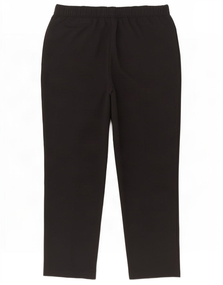 Gerade geschnittene Damenhose von Marks & Spencer, W33, L26, Schwarz