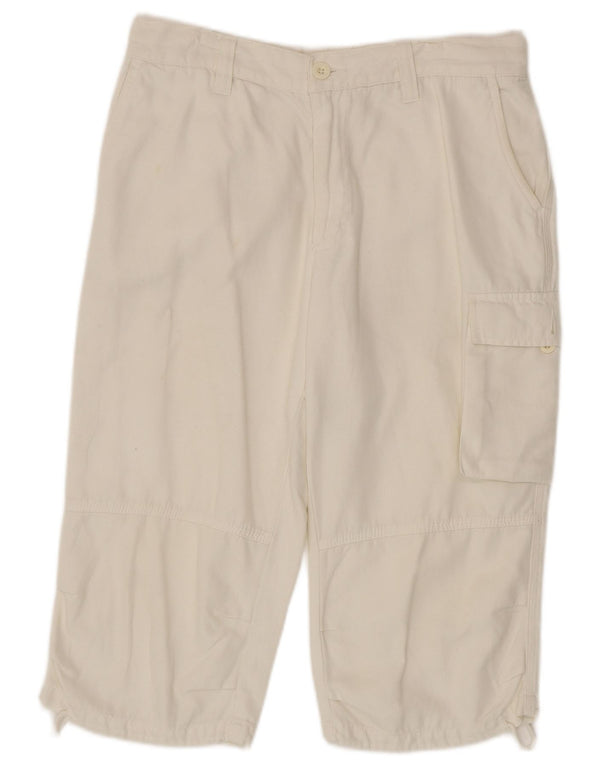 North Sails Mens Cargo Bermuda Shorts IT 46 Small W32 White Cotton