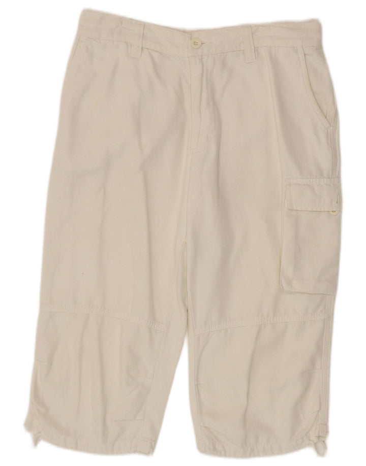 North Sails Herren Cargo-Bermudashorts IT 46 Small W32 Weiße Baumwolle