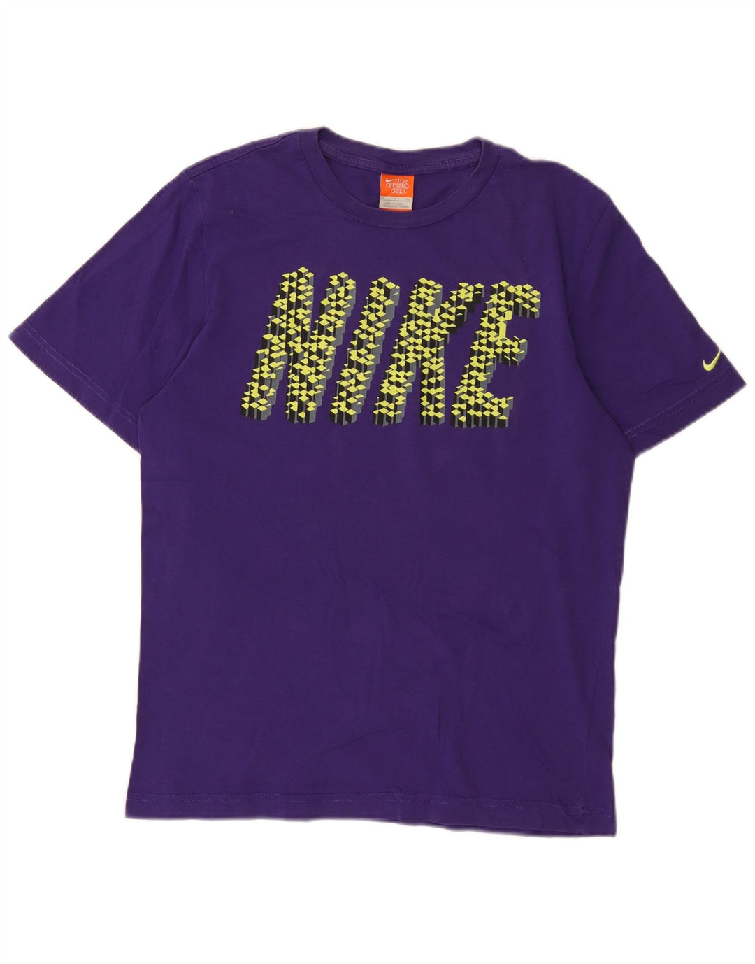 Nike Herren-T-Shirt mit normaler Grafik, Größe S, Lila, Baumwolle