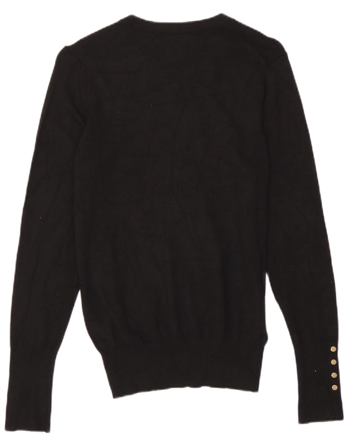 Zara Damen-Pullover mit Rundhalsausschnitt, Gr. 12, mittelschwarz