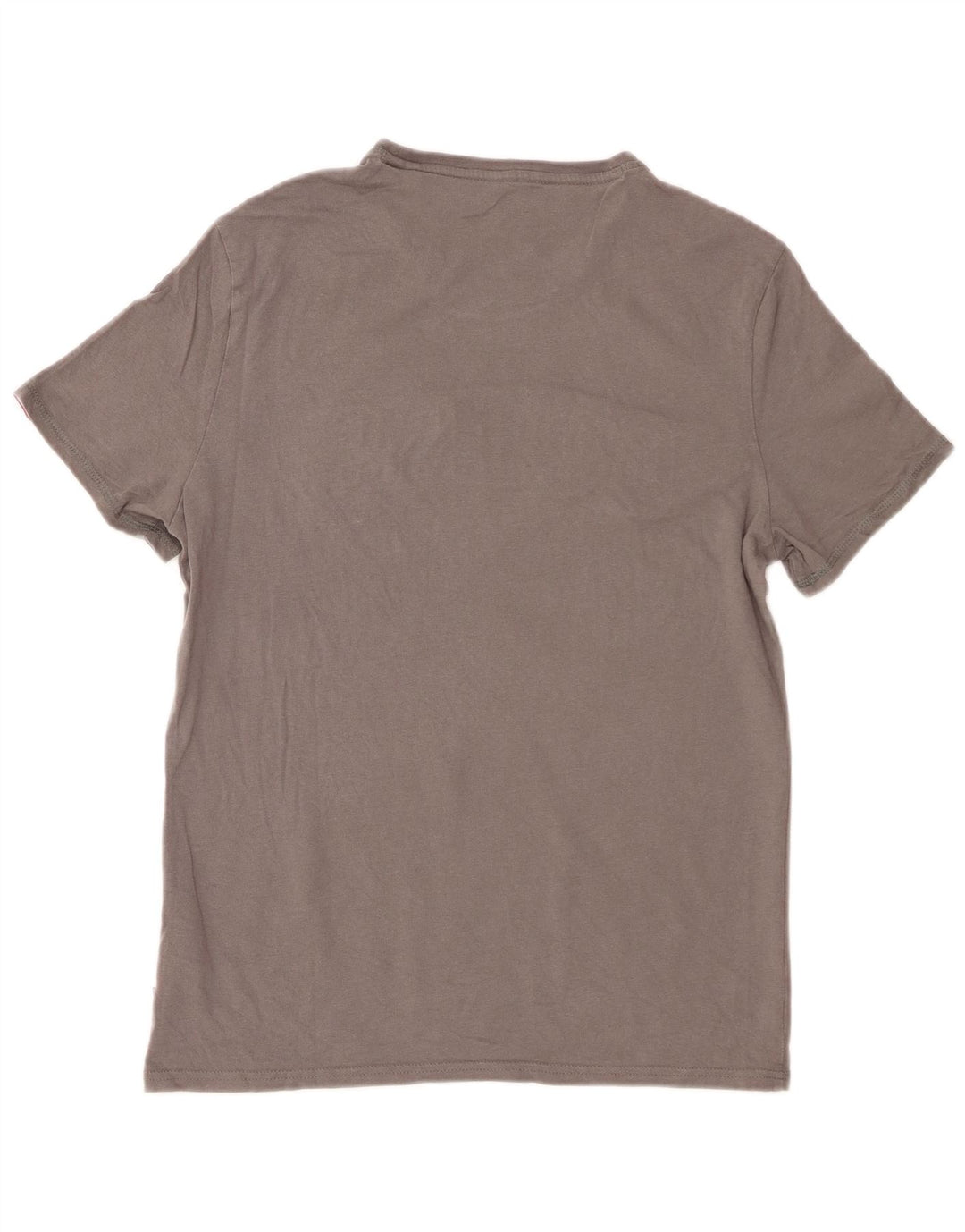 Guess Slim-Fit-Grafik-T-Shirt-Oberteil für Herren aus mittelgrauer Baumwolle