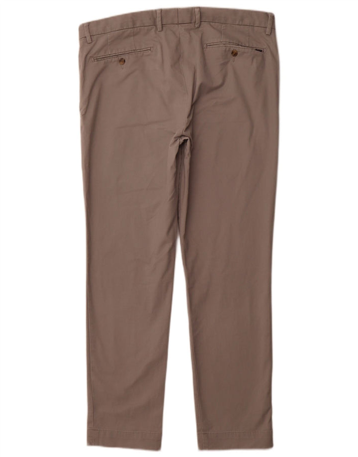 POLO RALPH LAUREN Herren Slim Fit Anzughose W36 L30 Graue Baumwolle