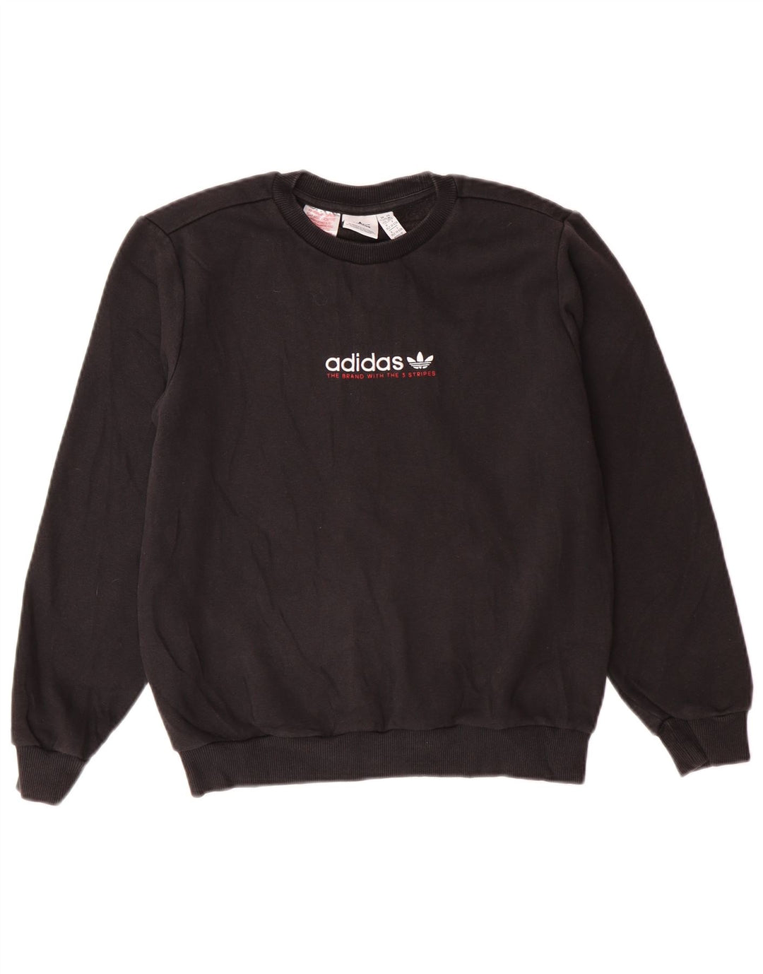 Adidas Sweatshirt mit Grafik für Jungen, 11–12 Jahre, mittelgroß, schwarze Baumwolle