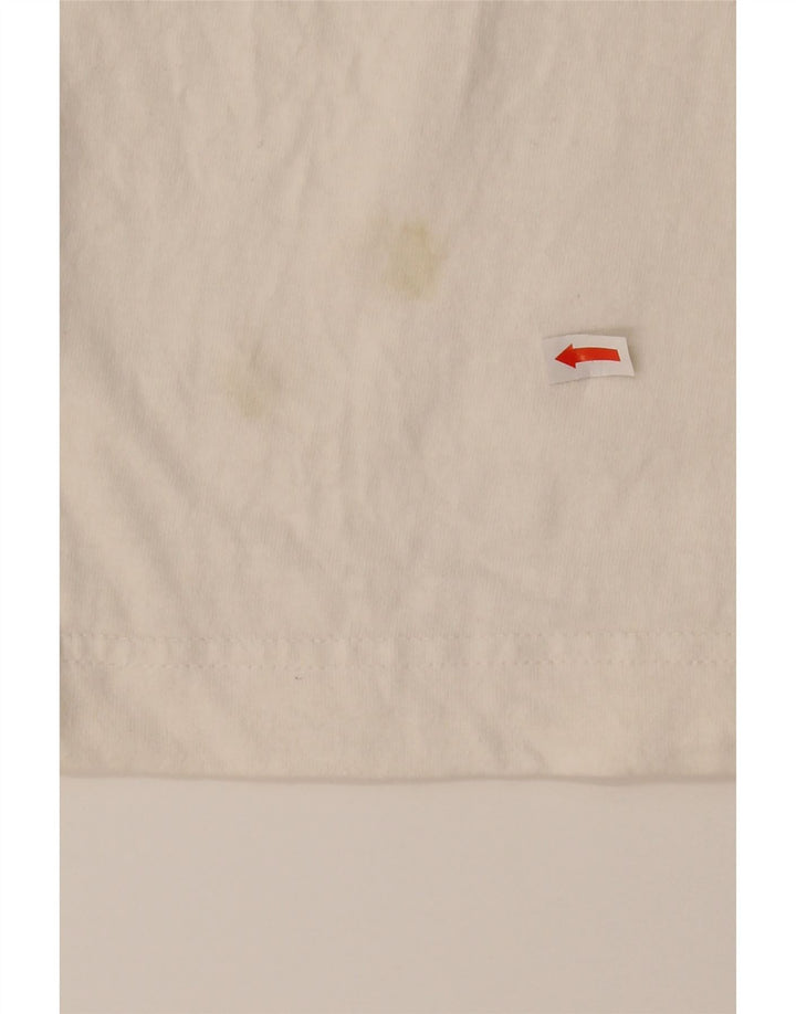 FILA Mens Polo Shirt IT 50 Medium White Cotton Vintage Fila and Second-Hand Fila from Messina Hembry 