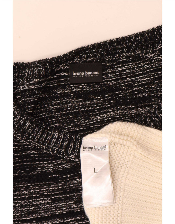 Bruno Banani Herren-Pullover mit U-Boot-Ausschnitt, groß, mehrfarbig, meliert