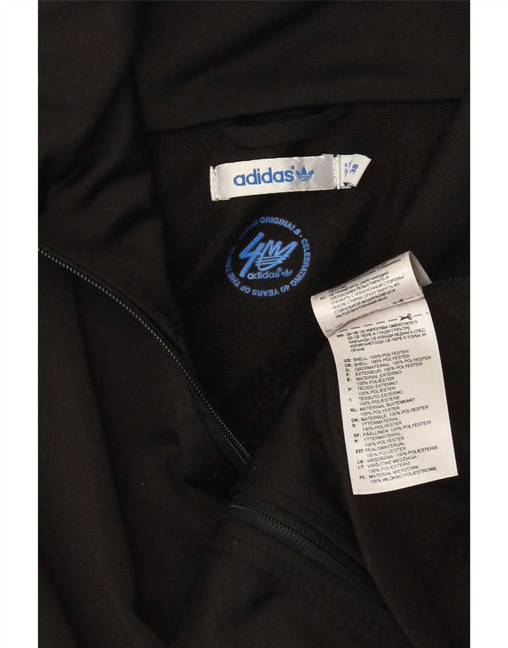 Adidas Damen Graphic Trainingsanzug Top Jacke IT 38 XS Schwarz Polyester