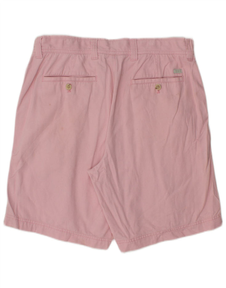 IZOD Herren-Chino-Shorts, W34, groß, rosa Baumwolle
