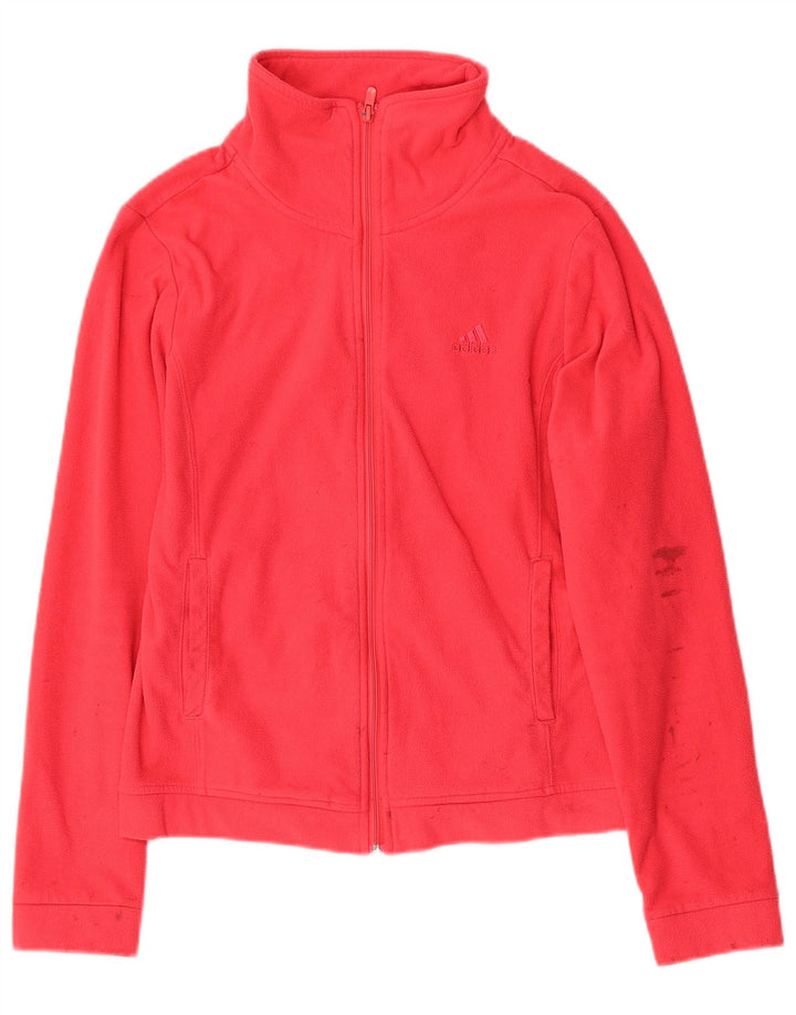 ADIDAS Damen Clima 365 Fleecejacke UK 12 Mittelrosa Polyester