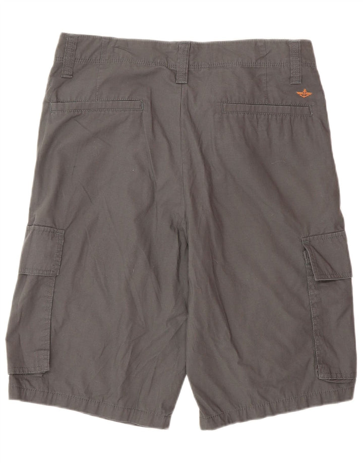 Dockers Herren Cargoshorts W32 mittelgraue Baumwolle