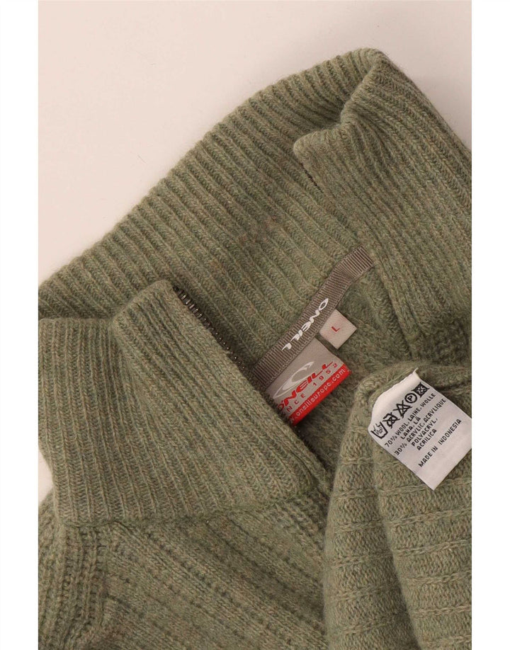 O'Neill Herren-Cardigan mit durchgehendem Reißverschluss, große Khaki-Wolle