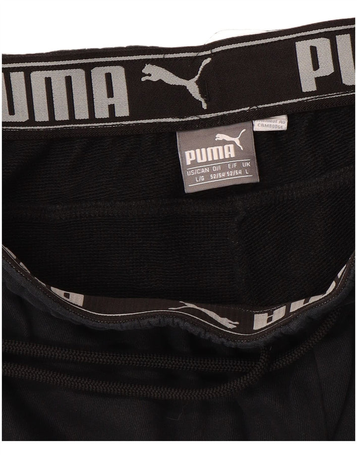PUMA Herren-Trainingshose, Jogginghose, Größe L, Schwarz