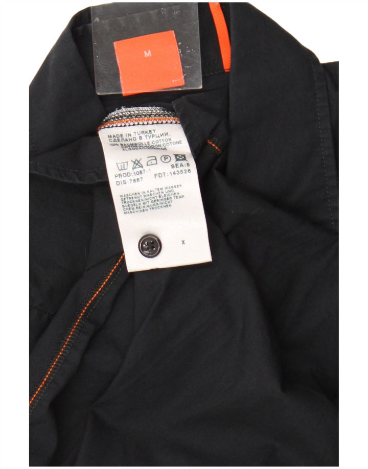 Hugo Boss Herrenhemd Mittelschwarze Baumwolle