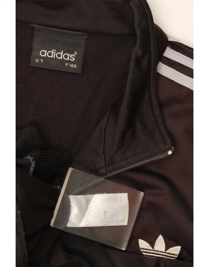 Adidas Herren-Trainingsanzug-Top-Jacke, großes schwarzes Polyester