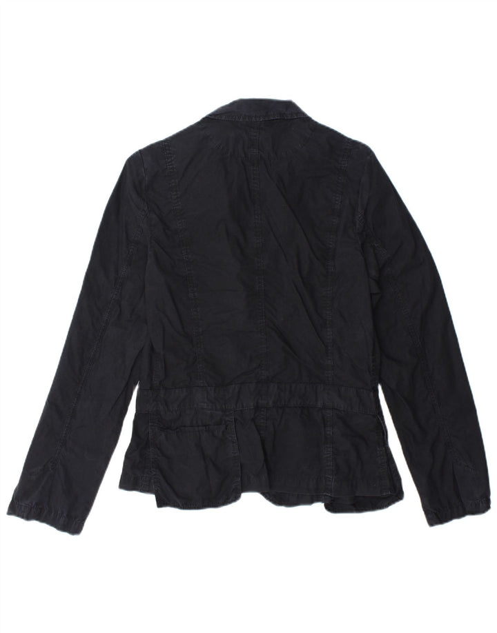MAX & CO. Damen-Blazerjacke mit 3 Knöpfen, IT 46, Größe L, Schwarz