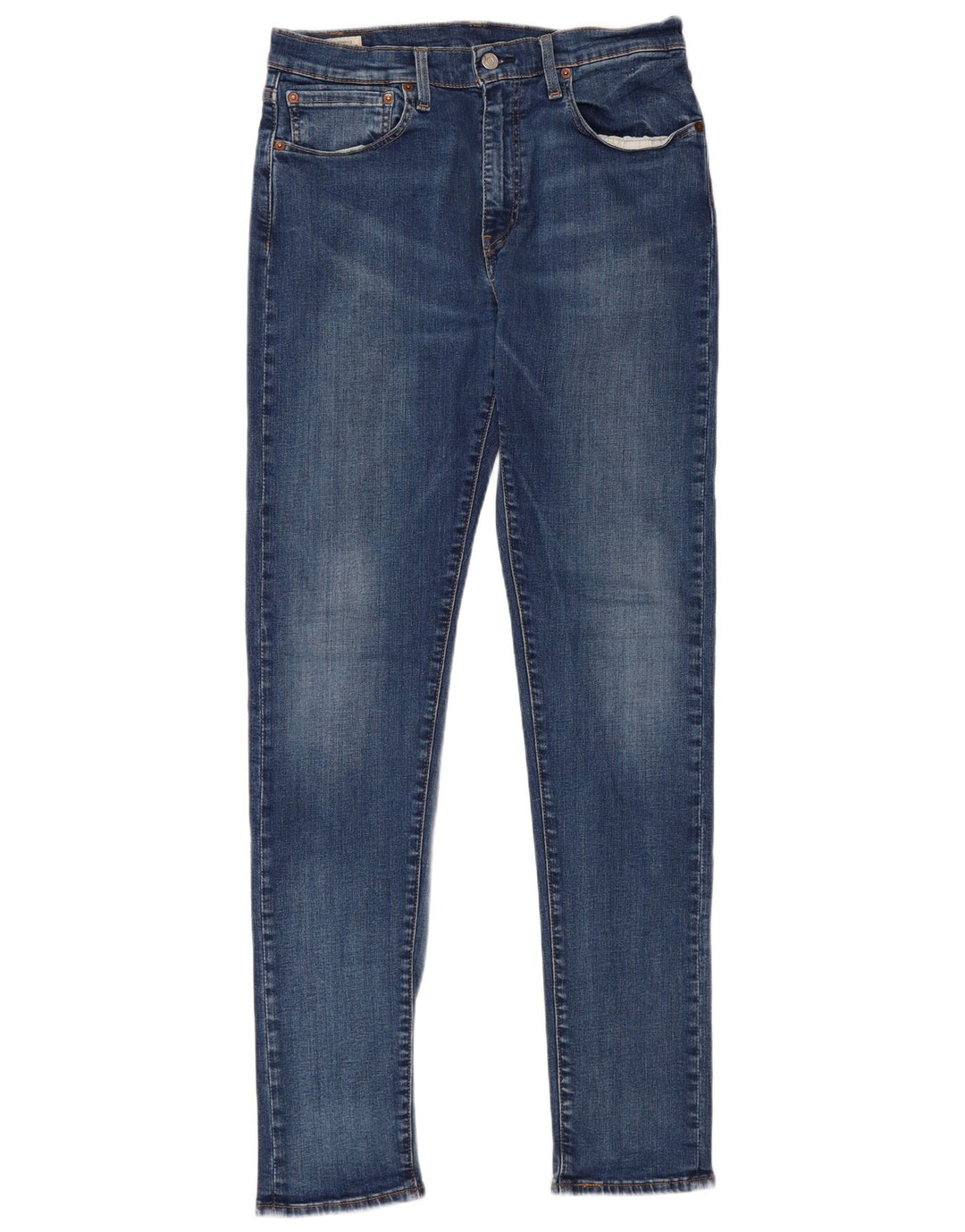 Levi's Herren 512 Slim Tapered Jeans W34 L33 Blaue Baumwolle