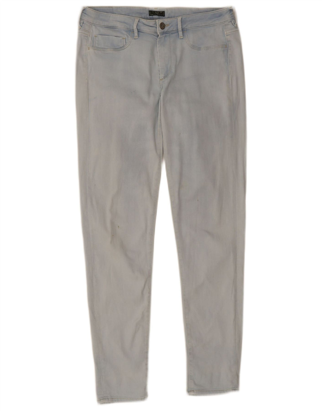 Fred Perry Damen Skinny Jeans W30 L30 Blaue Baumwolle