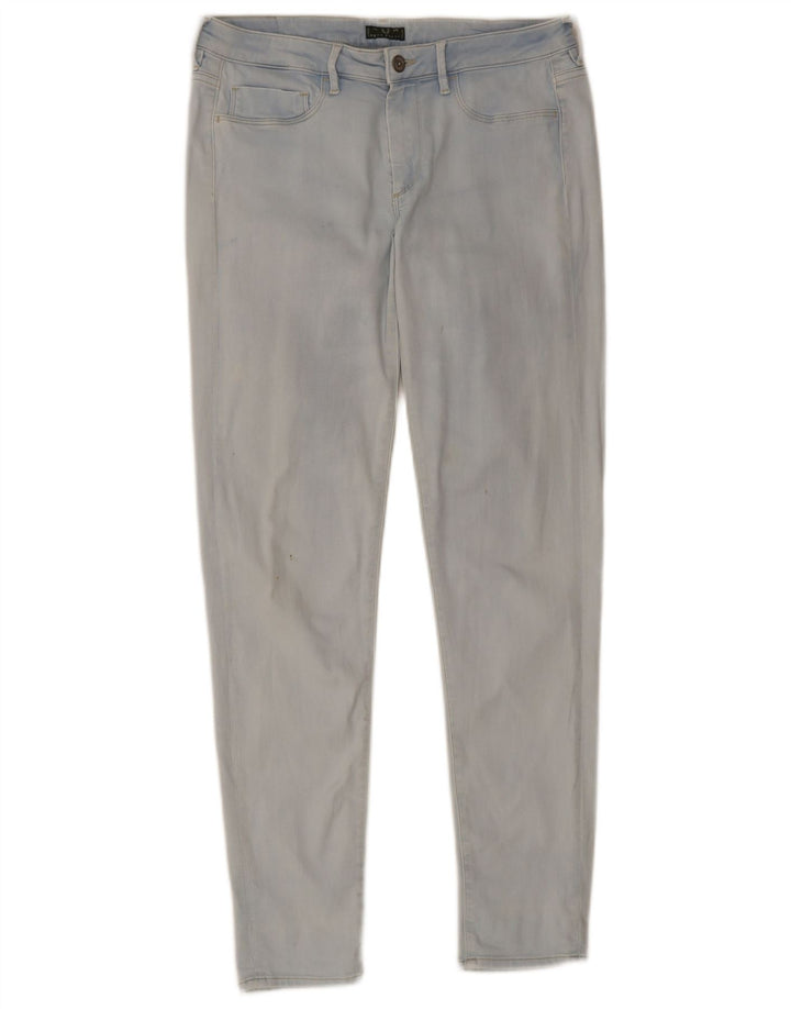 Fred Perry Damen Skinny Jeans W30 L30 Blaue Baumwolle