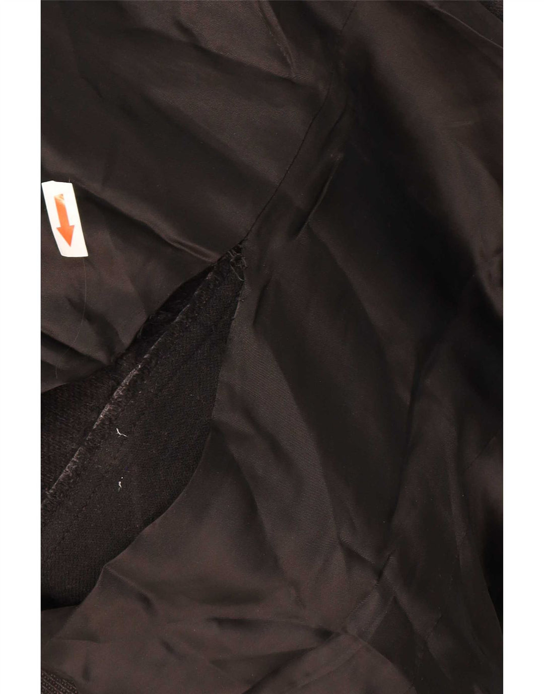 Zara Herrenmantel UK 38 Mittelschwarze Baumwolle