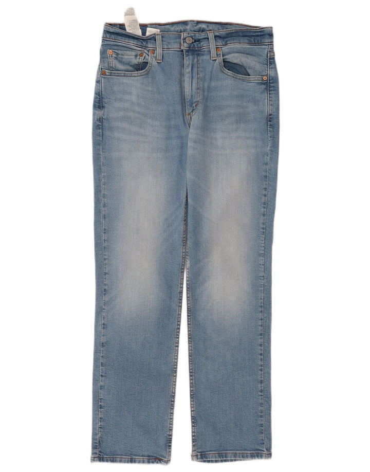 Levi's Herren 514 Straight Jeans W32 L30 Blaue Baumwolle