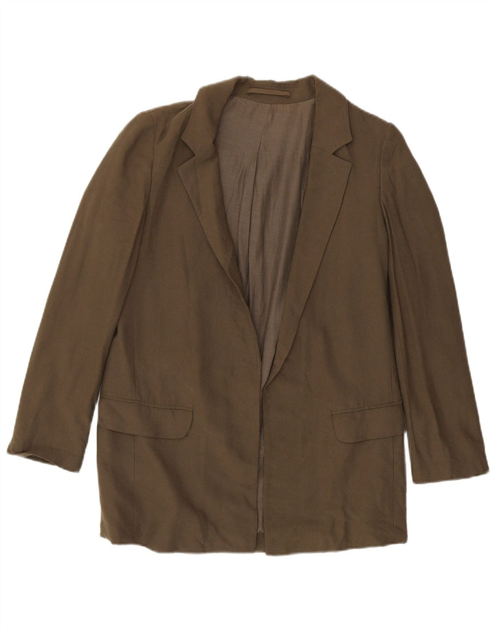 Offene Blazerjacke für Damen von All Saints, Gr. 8, Khaki, Viskose