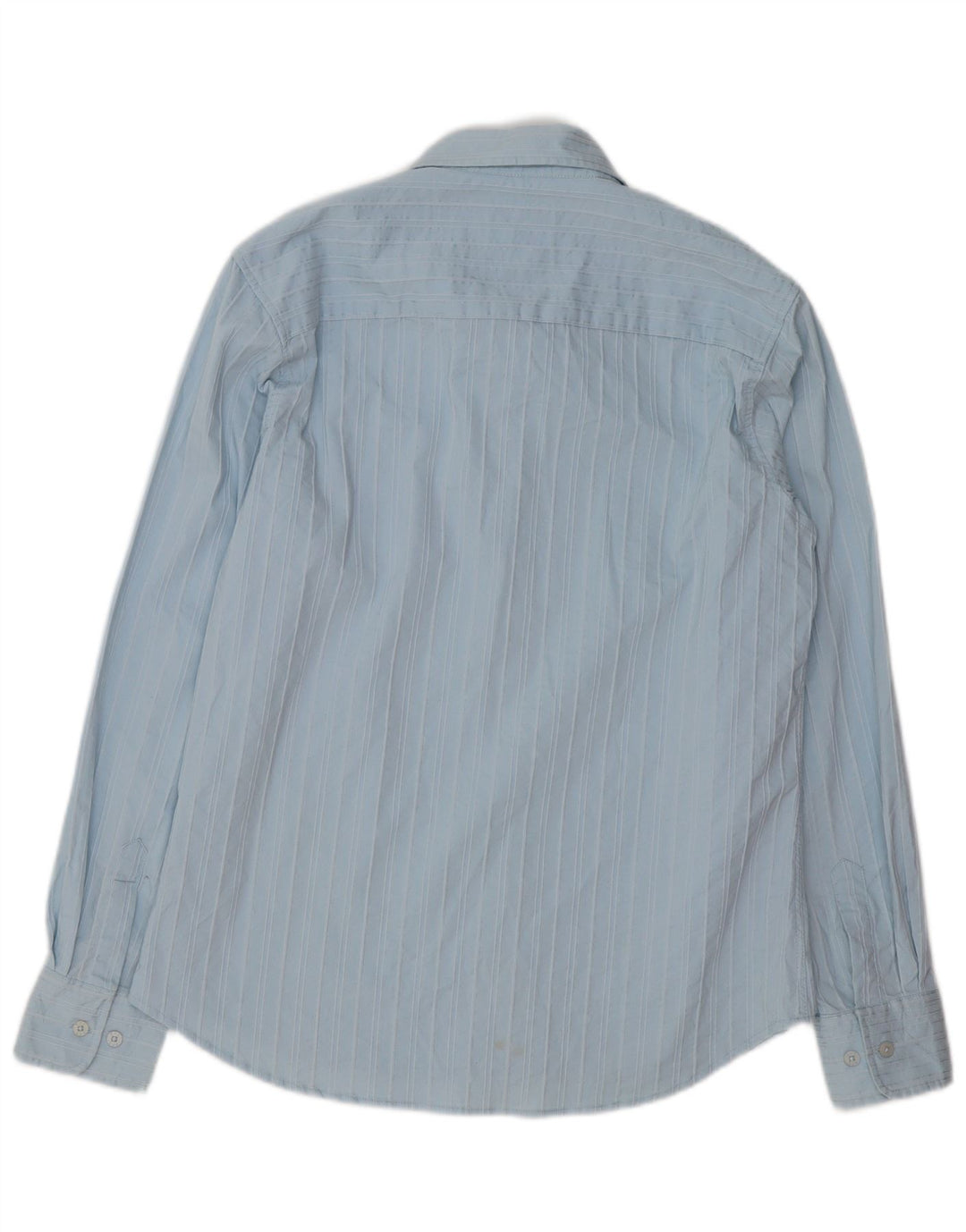 BKE Herren-Slim-Fit-Hemd, groß, blau gestreift, Baumwolle
