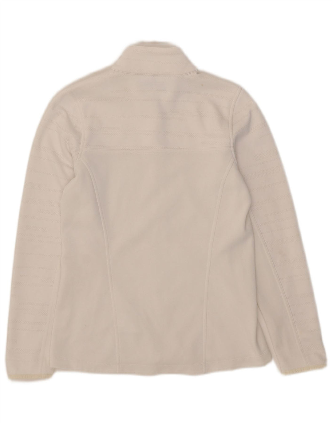 Nike Damen Therma-Fit Trainingsanzug Top Jacke UK 12 Mittelweißes Polyester