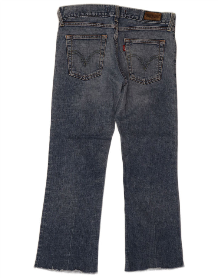 Levi's Damen Eve Straight Jeans W30 L26 Blaue Baumwolle