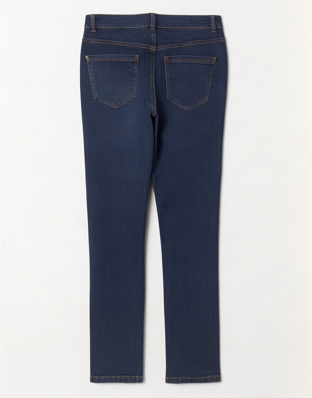 M&Co Damen Slim Jeans UK 12 Medium W30 L28 Marineblau Baumwolle