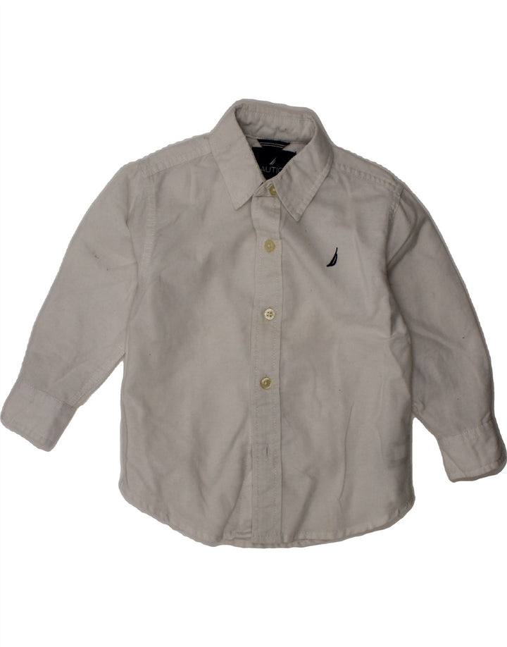NAUTICA Baby Boys Shirt 18-24 Months White Cotton Vintage Nautica and Second-Hand Nautica from Messina Hembry 