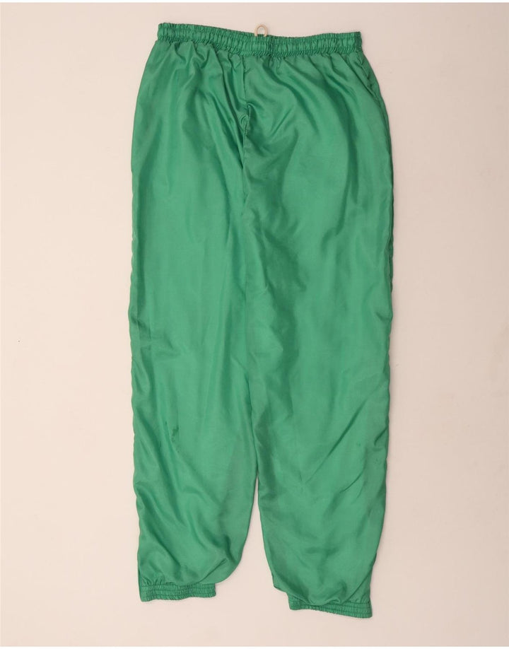 Vintage Herren Trainingshose Jogger Großes grünes Nylon