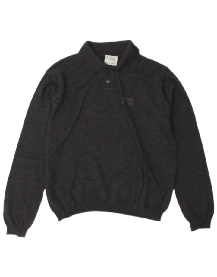 Gianfranco Ferre Herren Rollkragenpullover aus mittelgrauer Wolle