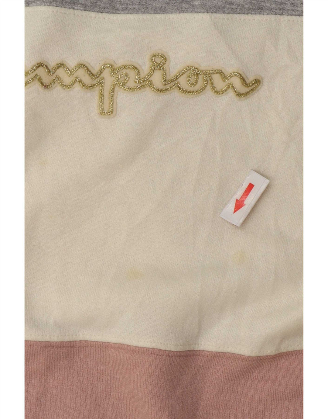 Champion Damen-Sweatshirt-Pullover UK 16 Large Mehrfarbiger Farbblock