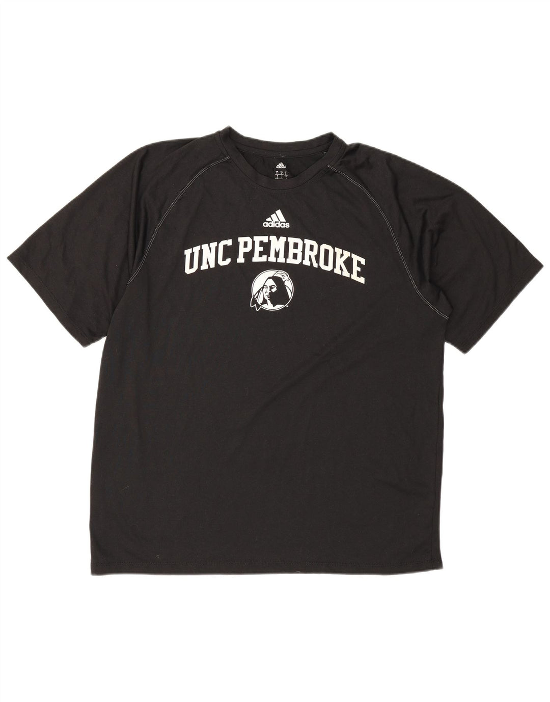 Adidas Herren UNC Pembroke Graphic T-Shirt Top Large Schwarz Polyester