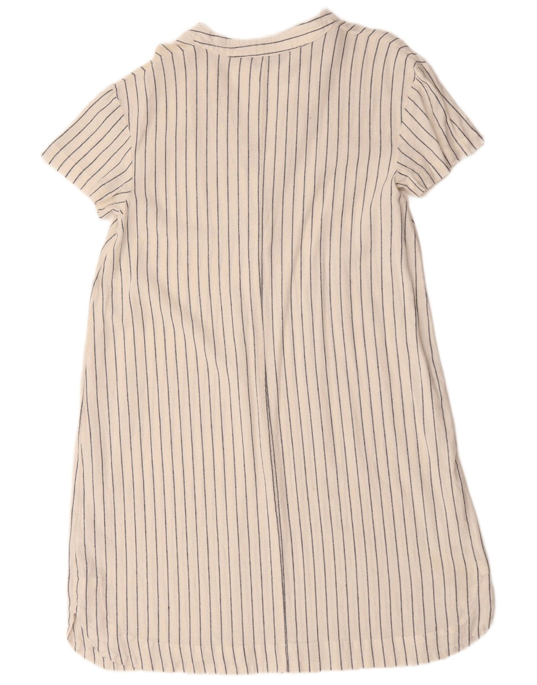 Marks & Spencer Übergroßes Etuikleid für Damen, Gr. 10, Größe S, weiß gestreift