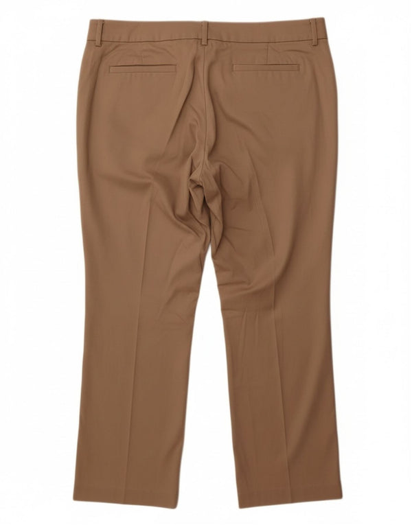 Lee Damen Mid Rise Straight Casual Hose US 18 2XL W40 L29 Beige