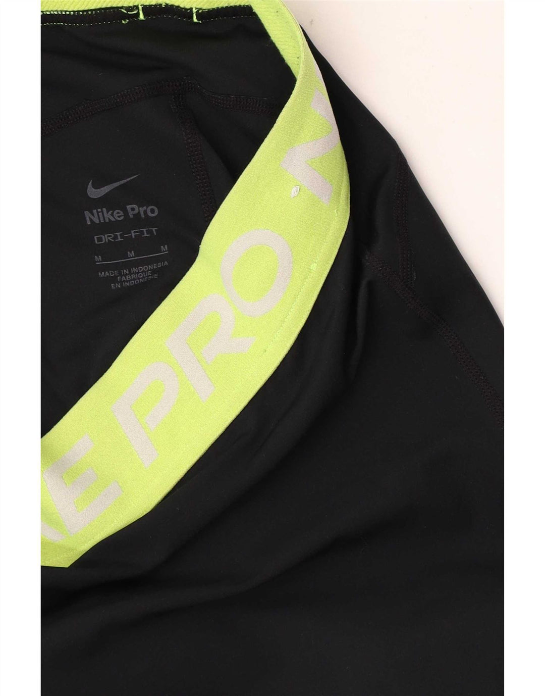 Nike Damen Dri Fit Leggings UK 12 Medium Schwarz