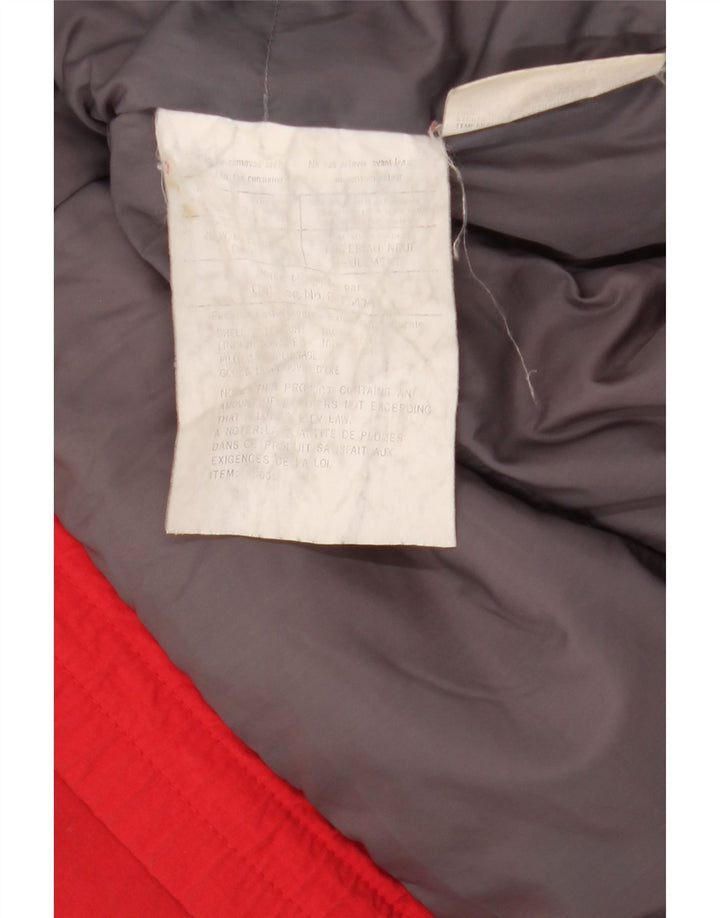 Eddie Bauer Herren Wattierte Jacke UK 42 XL Rote Baumwolle