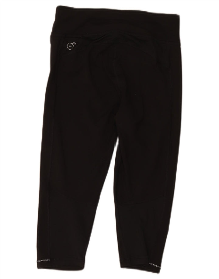 Puma Damen Capri-Trainingshose, UK 10, Größe S, Schwarz, Polyester