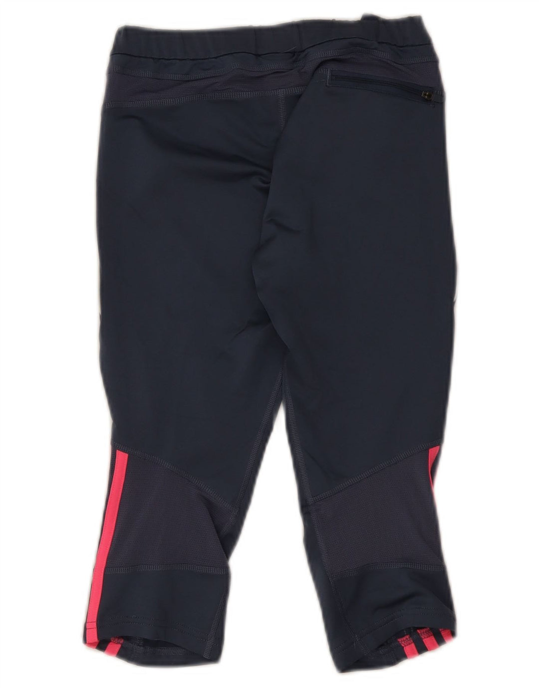 Adidas Damen Response Capri Leggings UK 12 Medium Marineblau Polyester