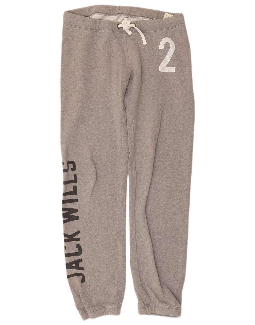 JACK WILLS Damen-Trainingsanzughose mit Grafik, Größe S, Grau