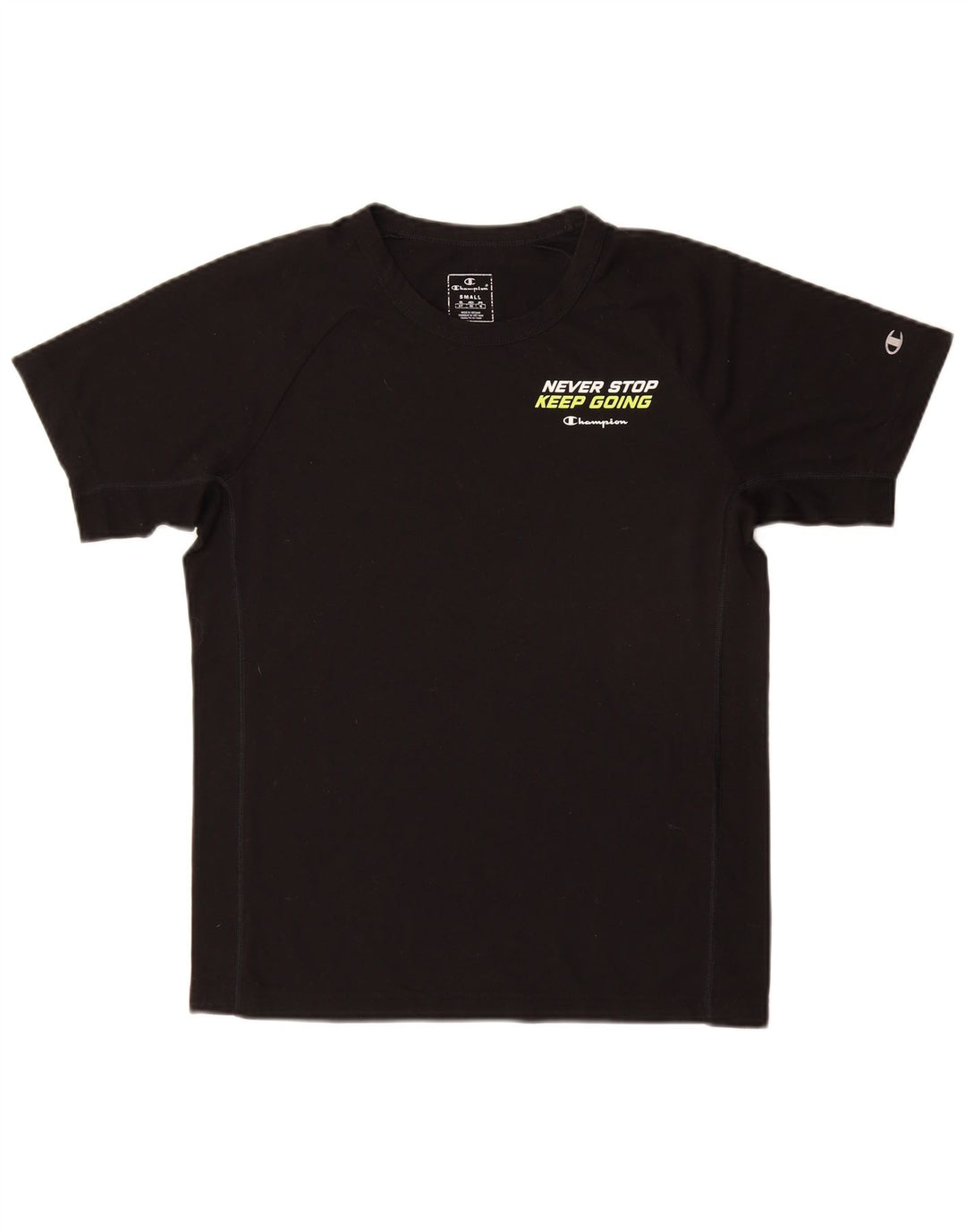 Champion Herren-T-Shirt mit Grafik, Größe S, Schwarz