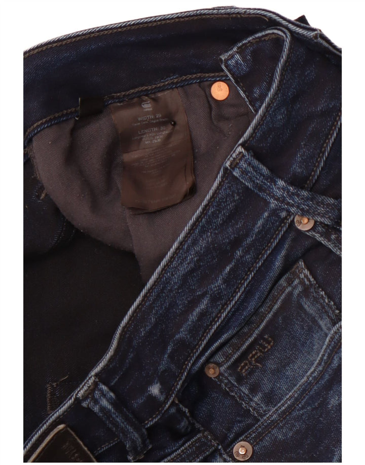 G-STAR Damen 3301 Slim Jeans W29 L30 Marineblau Baumwolle