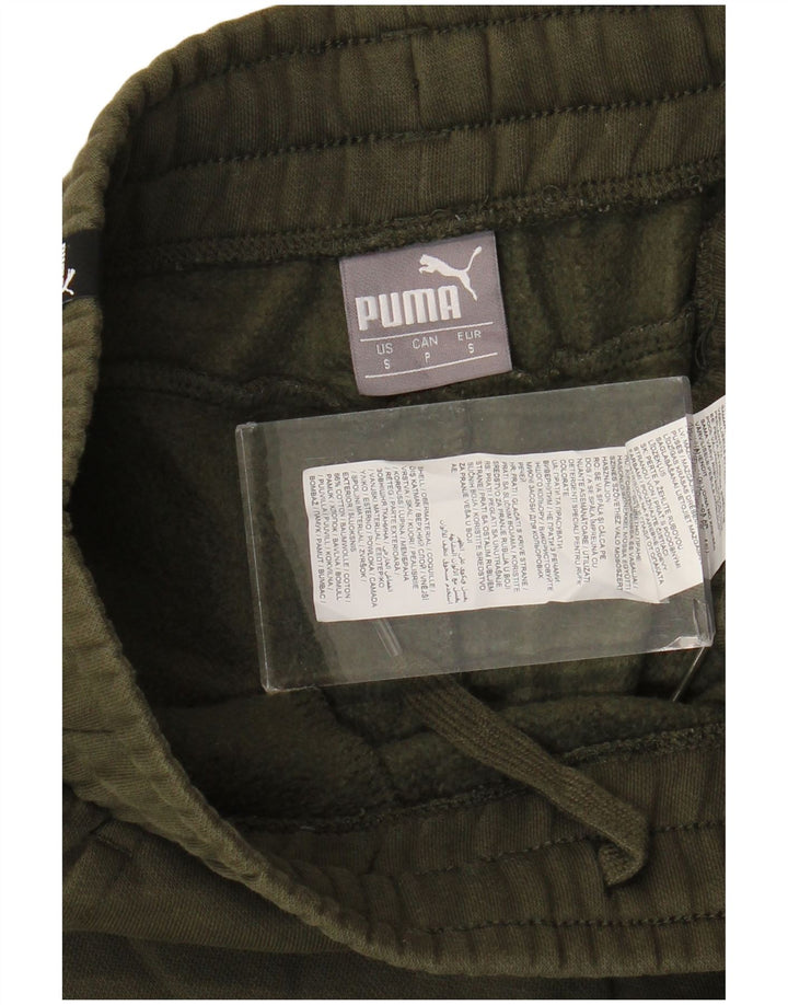 Puma Herren-Trainingshose, Jogginghose, Größe S, Khaki, Baumwolle