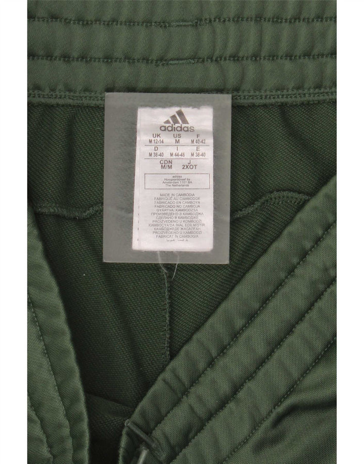 Adidas Herren Trainingshose Jogger UK 12/14 Mittelgrünes Polyester