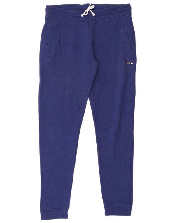 FILA Damen Trainingshose Jogger UK 18 XL Blaue Baumwolle